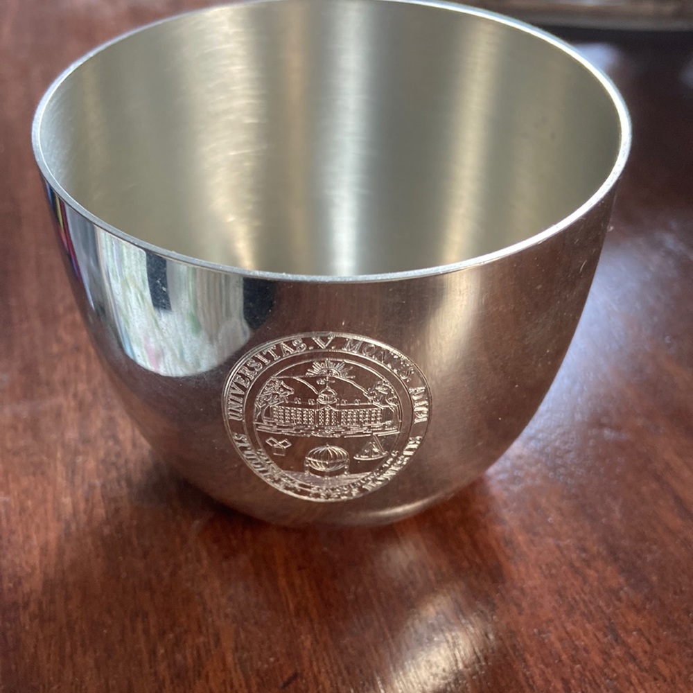 Salisbury pewter university of Vermont Jefferson cup